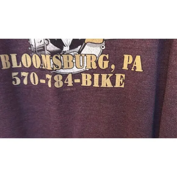 Harley Davidson Graphic T Shirt Mens XL Bloomsburg PA V Twin Vintage Style - Picture 3 of 6